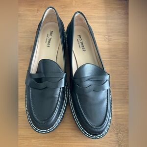 NEW JON JOSEF Penny loafer in black calf leather - size 40 US 9.5
